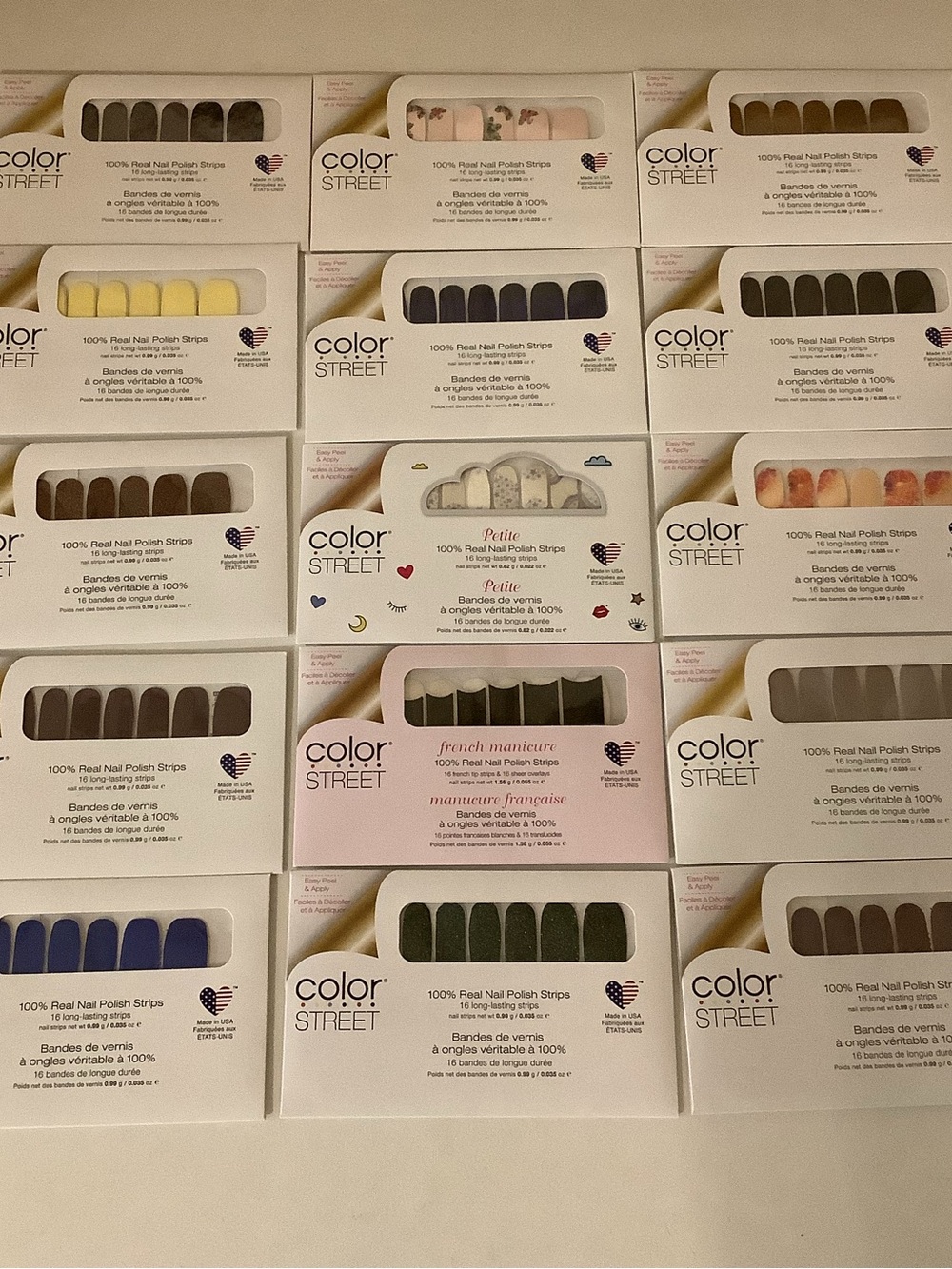 Color Street Nail Strips Assorted Shades —85pcs 100% Real Nail Polish Strips New - Picture 2 of 4